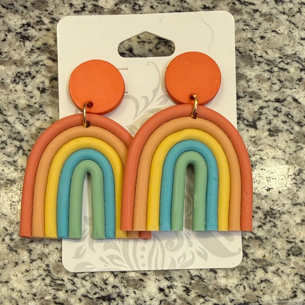 Colorful Rainbow Earrings